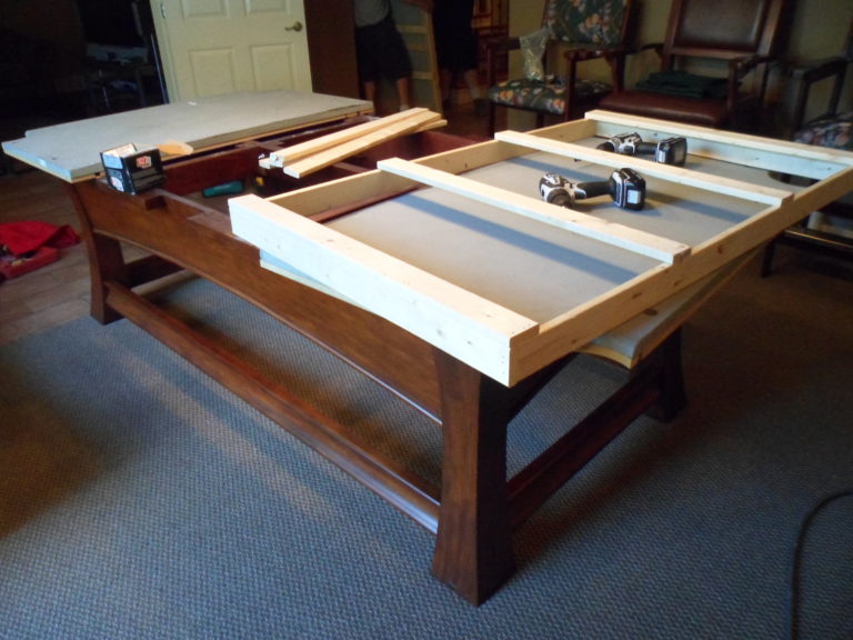 Disassembling a Pool Table in Atlanta Pool Table Disassembly