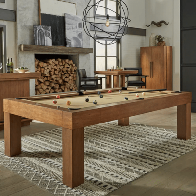 ALTA 8' POOL TABLE (BRUSHED WALNUT) 3