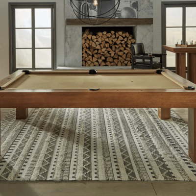 ALTA 8' POOL TABLE (BRUSHED WALNUT) 4