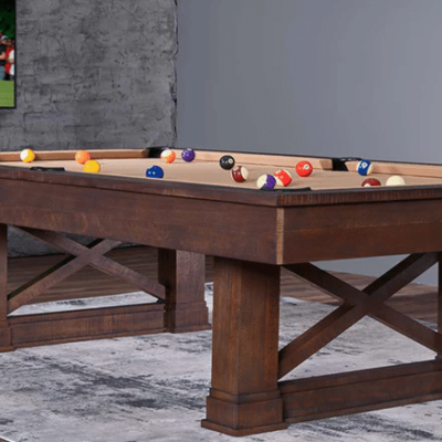 Farmhouse 8' Pool Table (Cappuccino) 2