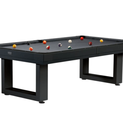 LANAI 8' OUTDOOR POOL TABLE (OBSIDIAN BLACK) 3