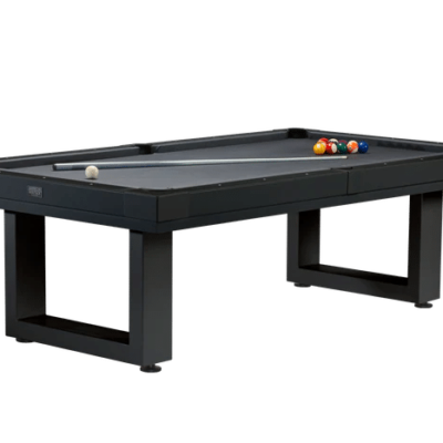 LANAI 8' OUTDOOR POOL TABLE (OBSIDIAN BLACK) 4