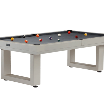 LANAI 8' OUTDOOR POOL TABLE (OYSTER GREY) 3