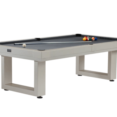 LANAI 8' OUTDOOR POOL TABLE (OYSTER GREY) 4