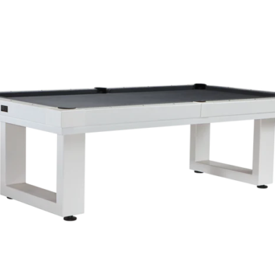 LANAI 8' OUTDOOR POOL TABLE (PEARL WHITE) 5