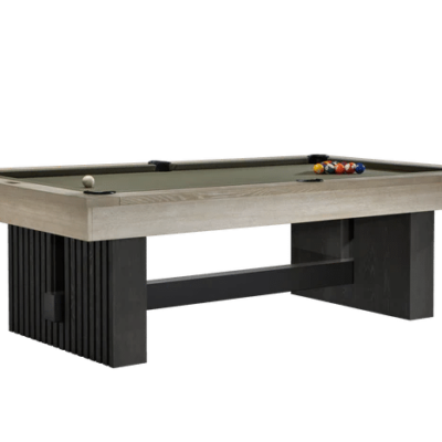 Vancouver 8' Pool Table (Natural Ash & Black Ash) 2